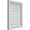 Ekena Millwork Vertical Surface Mount PVC Gable Vent: Functional, w/ 2"W x 1-1/2"P Brickmould Frame, 22"W x 28"H GVPVE22X2802SF - alternate 3